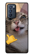 Silly Cat Call Oppo Reno6 Pro 5G Glass Case