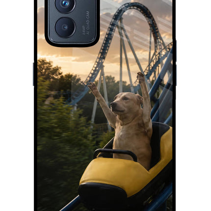 Rollercoaster Dog Oppo Reno6 Pro 5G Glass Case