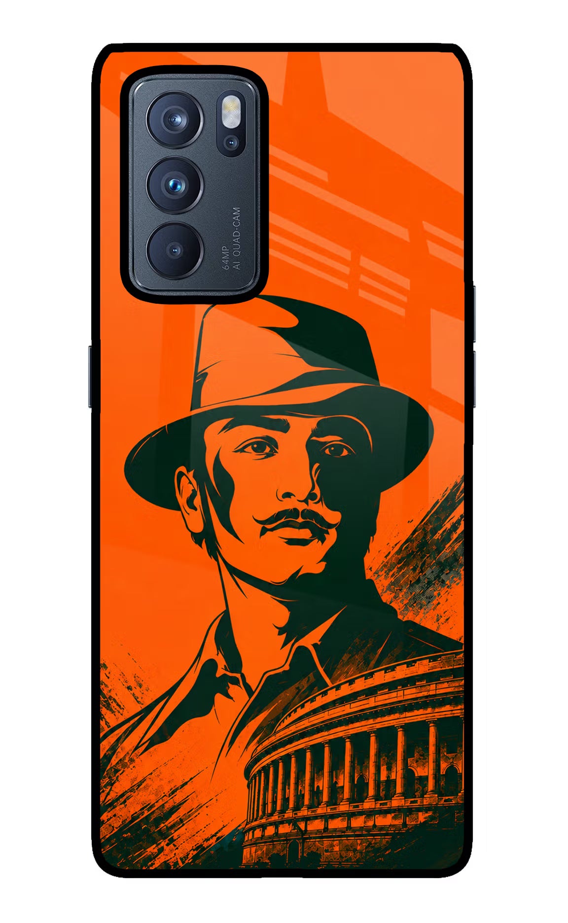 Bhagat Singh Legacy Oppo Reno6 Pro 5G Glass Case