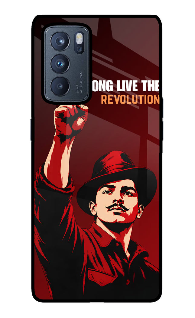 Bhagat Singh Revolution Oppo Reno6 Pro 5G Glass Case