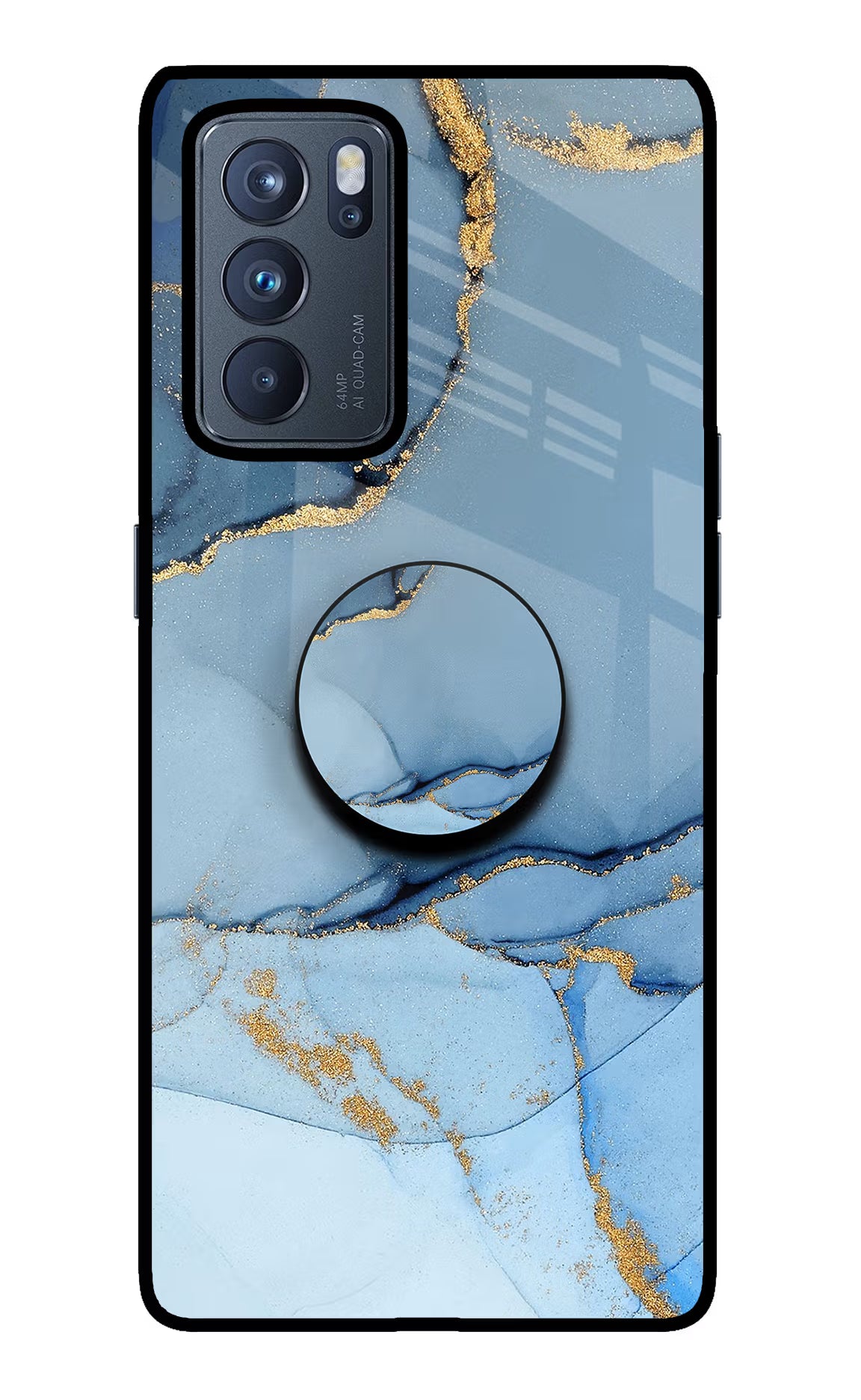 Blue Marble Oppo Reno6 Pro 5G Pop Case by Casekaro