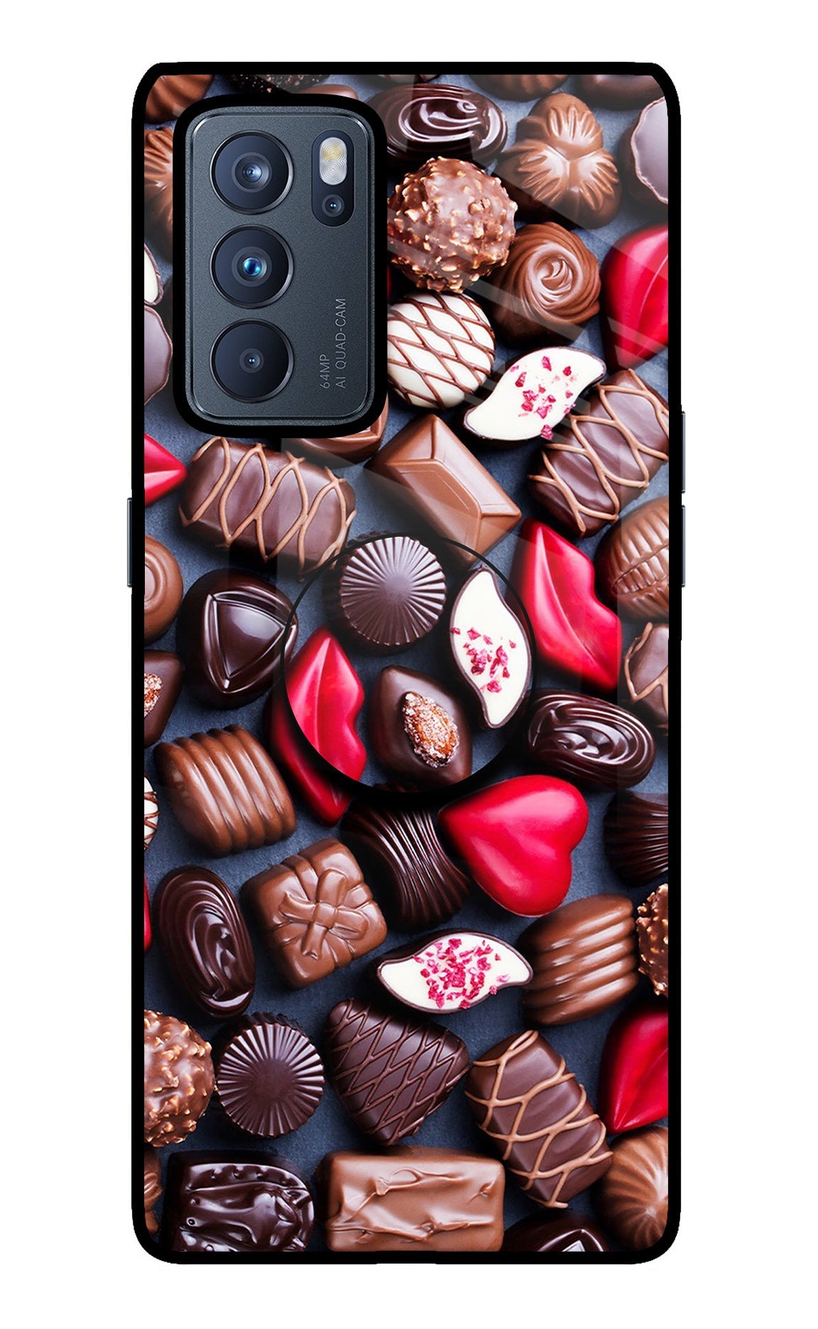 Chocolates Oppo Reno6 Pro 5G Pop Case