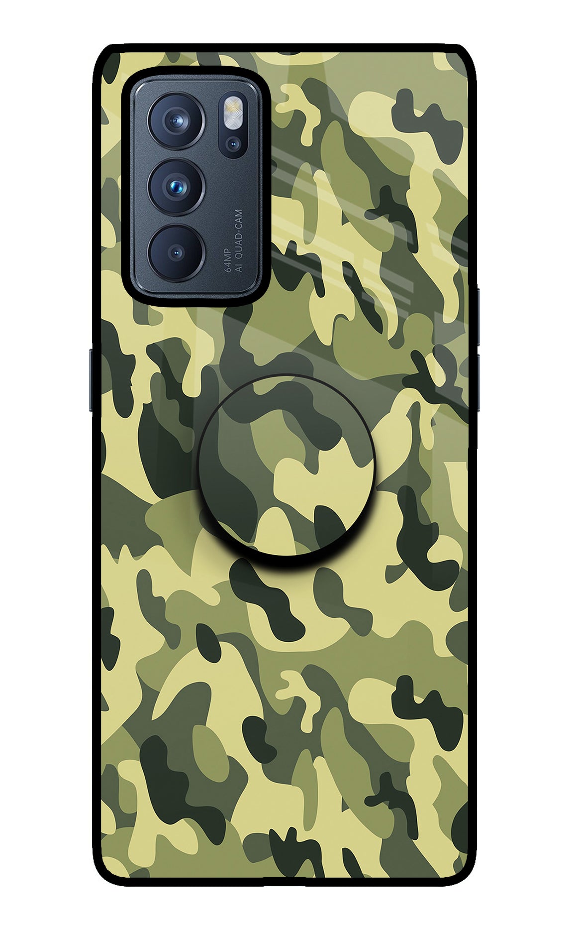 Camouflage Oppo Reno6 Pro 5G Pop Case
