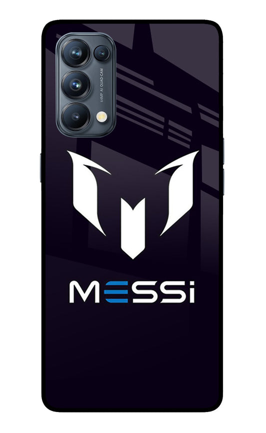 Messi Logo Oppo Reno5 Pro 5G Glass Case