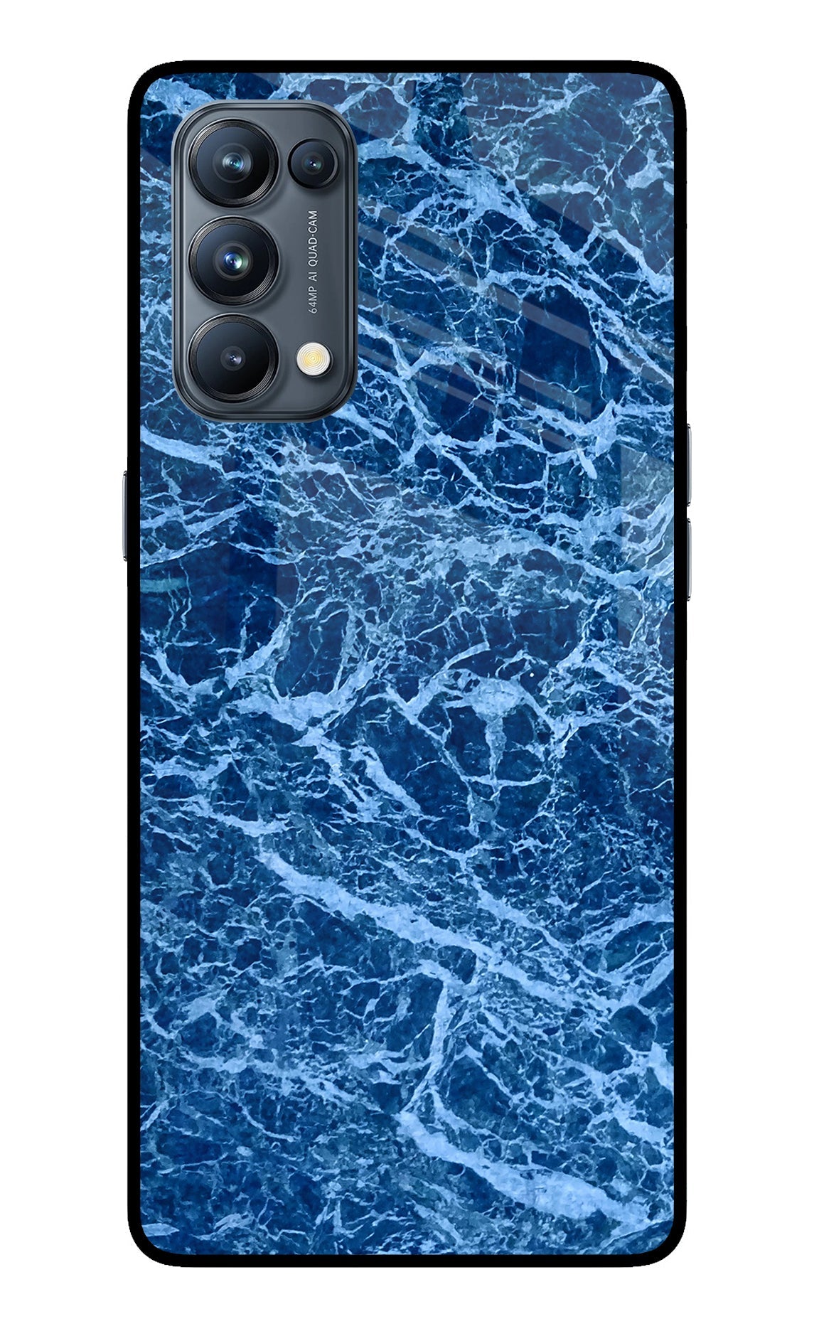 Blue Marble Oppo Reno5 Pro 5G Glass Case