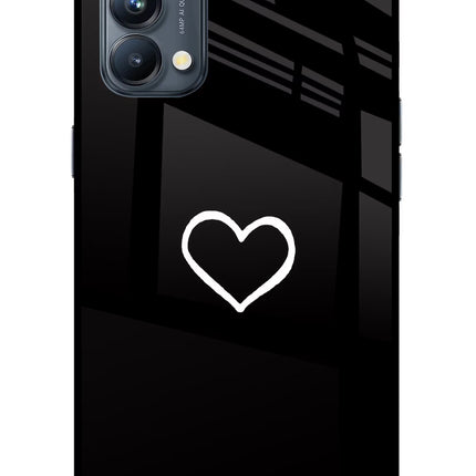 Heart Oppo Reno5 Pro 5G Glass Case Back Cover by Casekaro