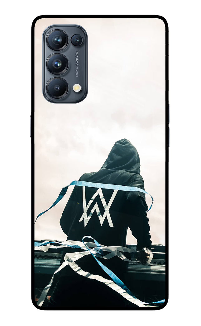 Alan Walker Oppo Reno5 Pro 5G Glass Case Back Cover by Casekaro