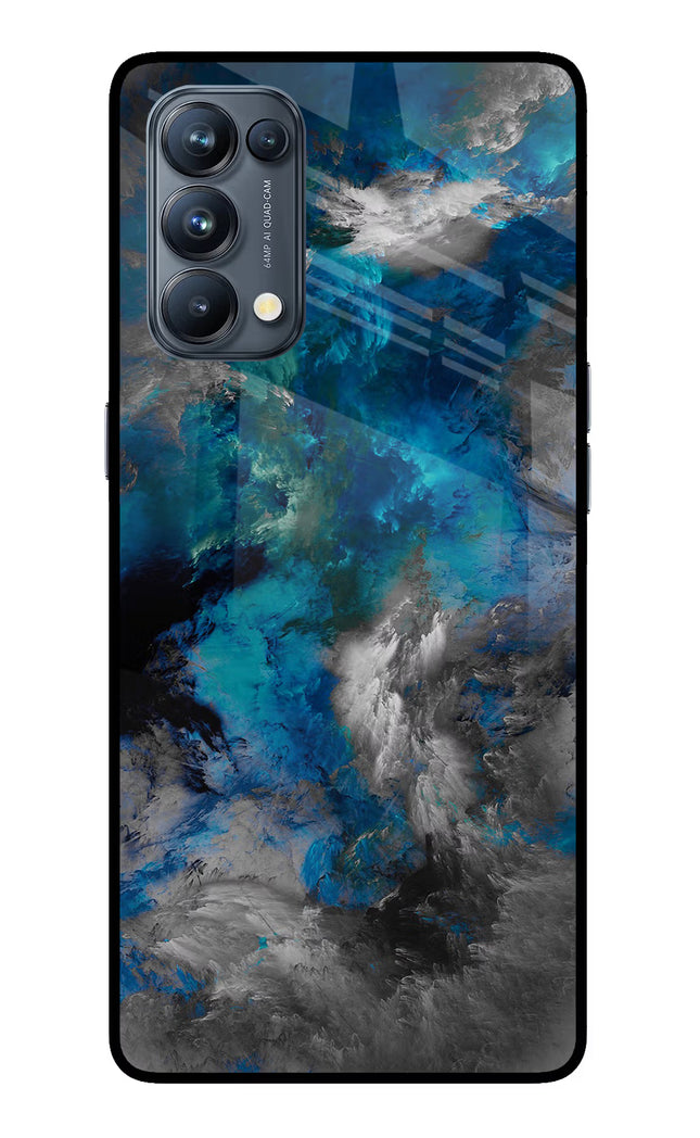 Artwork Oppo Reno5 Pro 5G Glass Case Back Cover by Casekaro