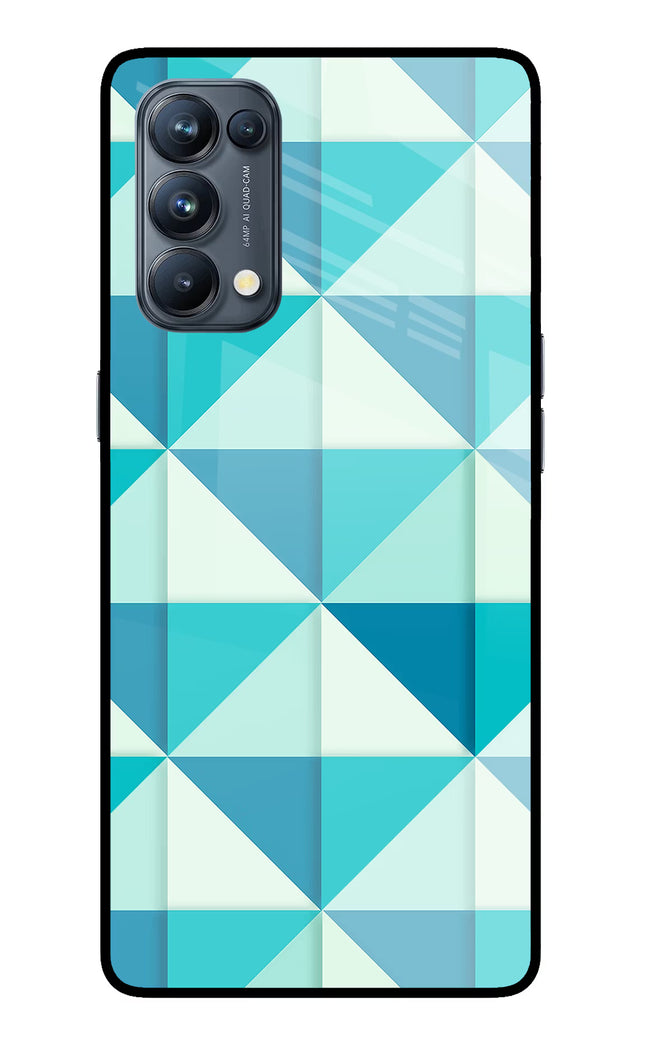 Abstract Oppo Reno5 Pro 5G Glass Case Back Cover by Casekaro