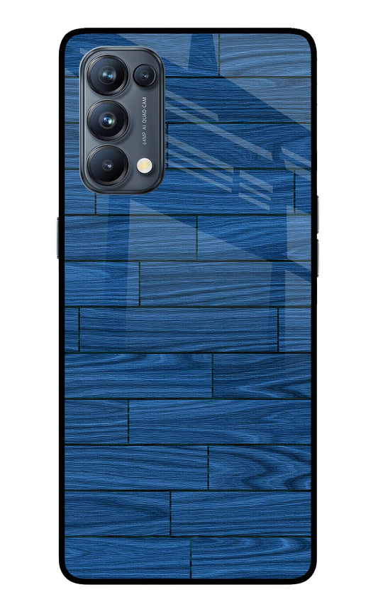 Wooden Texture Oppo Reno5 Pro 5G Glass Case