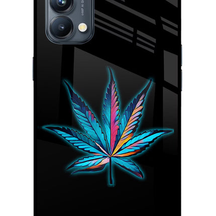 Weed Oppo Reno5 Pro 5G Glass Case Back Cover by Casekaro