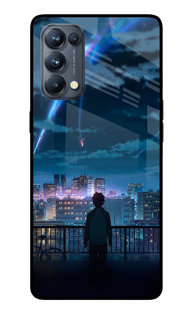 Anime Oppo Reno5 Pro 5G Glass Case Back Cover by Casekaro