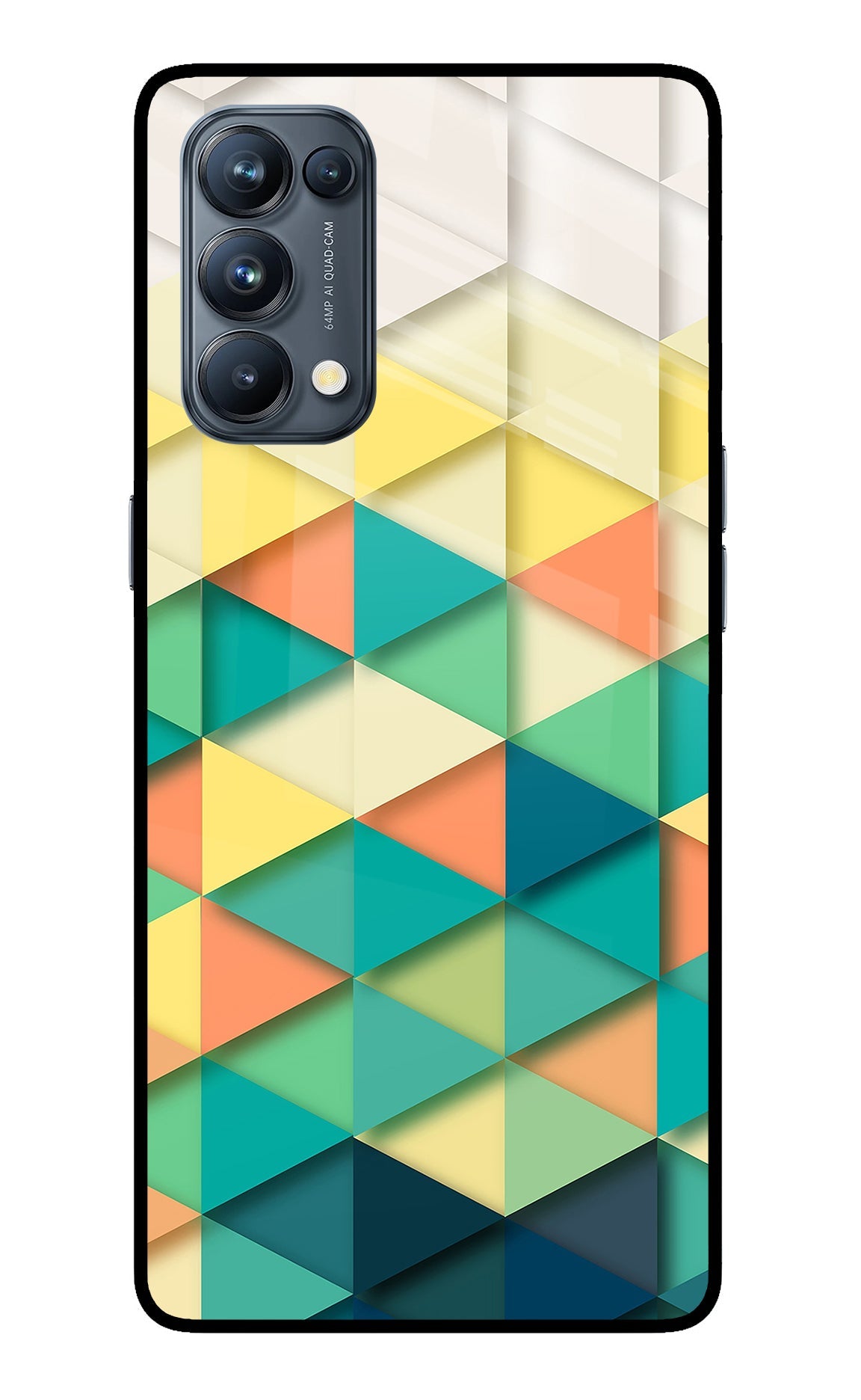 Abstract Oppo Reno5 Pro 5G Back Cover