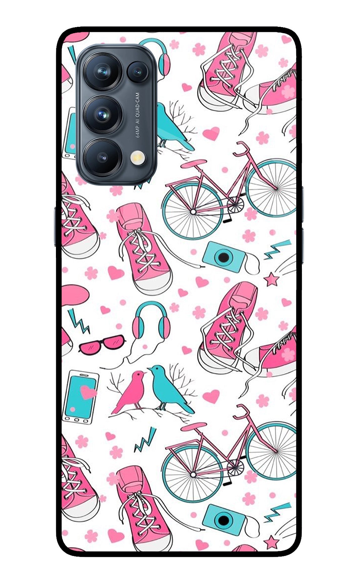 Artwork Oppo Reno5 Pro 5G Glass Case