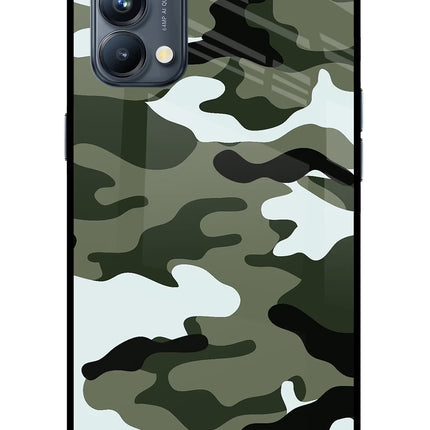 Camouflage Oppo Reno5 Pro 5G Glass Case