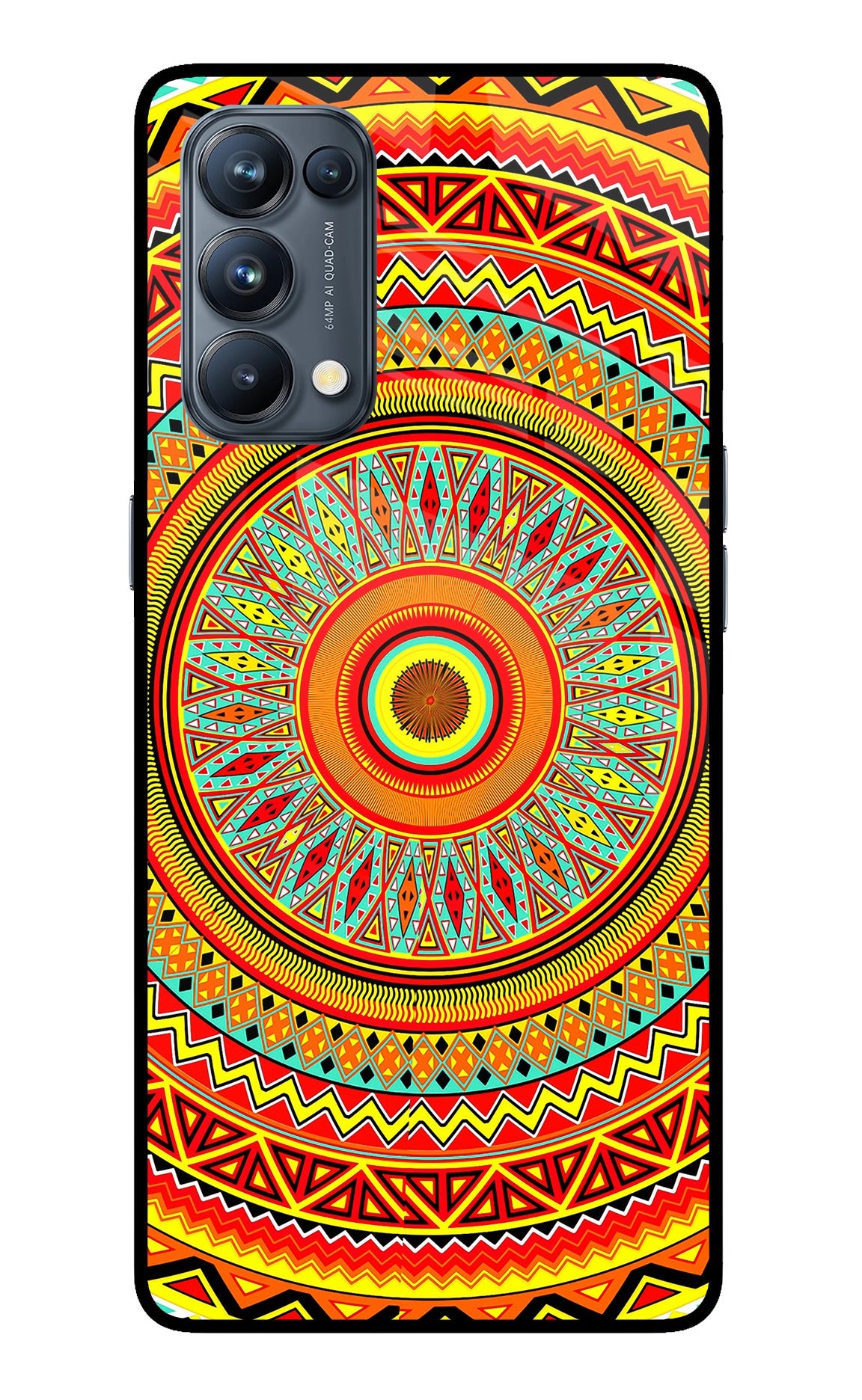 Mandala Pattern Oppo Reno5 Pro 5G Back Cover