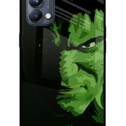 HULK Oppo Reno5 Pro 5G Glass Case Back Cover by Casekaro