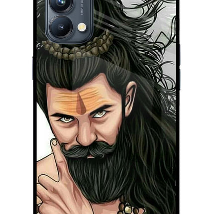 Mahadev Oppo Reno5 Pro 5G Glass Case Back Cover by Casekaro