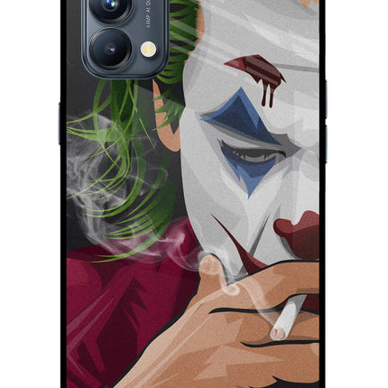 Joker Smoking Oppo Reno5 Pro 5G Glass Case