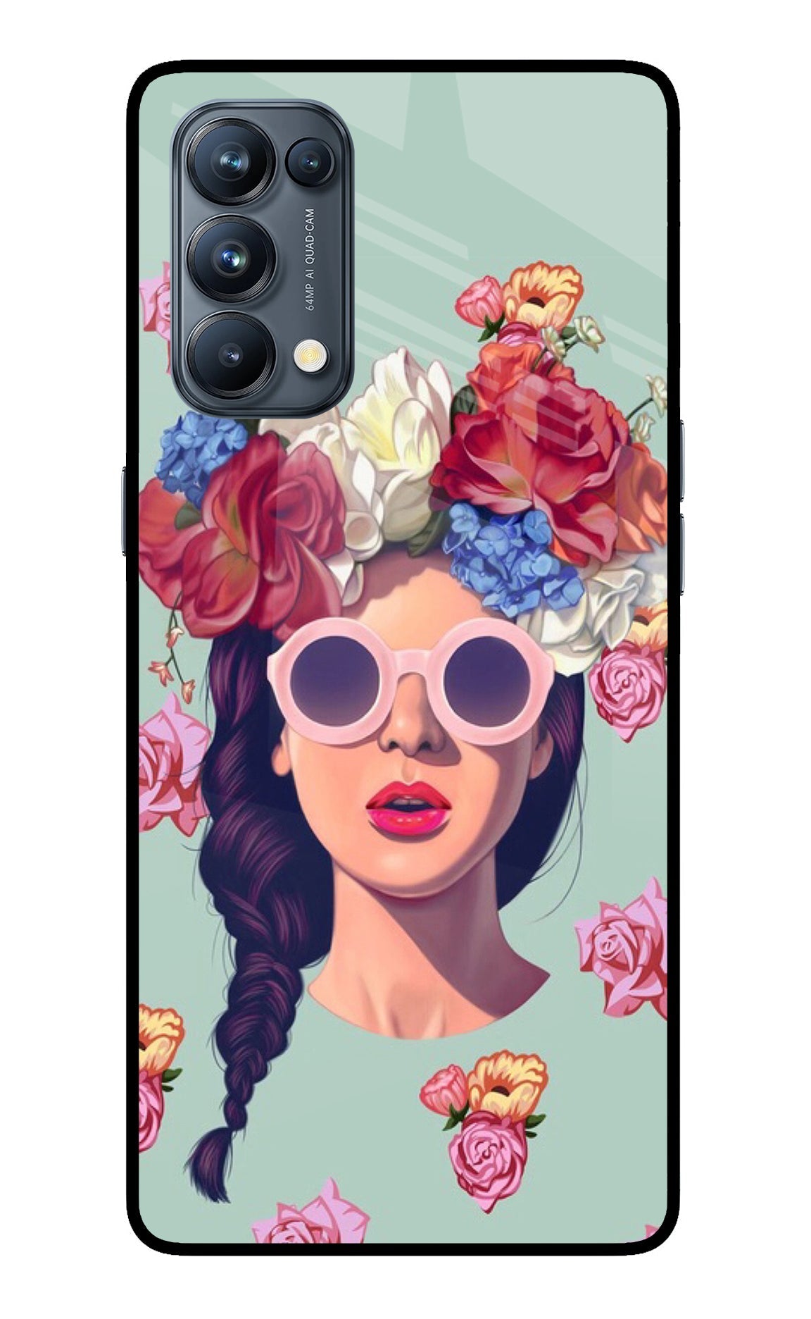 Pretty Girl Oppo Reno5 Pro 5G Back Cover