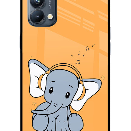 High On Music Oppo Reno5 Pro 5G Glass Case Back Cover by Casekaro