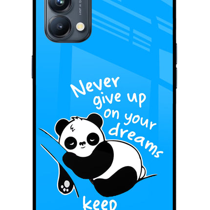 Keep Sleeping Oppo Reno5 Pro 5G Glass Case Back Cover by Casekaro