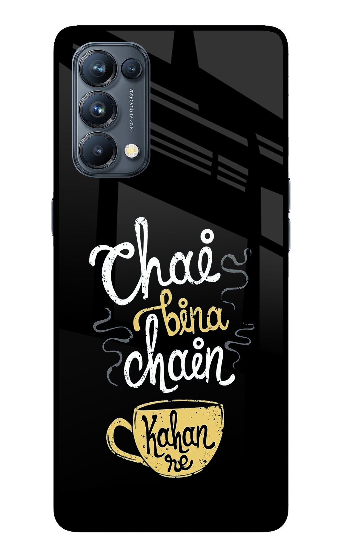 Chai Bina Chain Kaha Re Oppo Reno5 Pro 5G Glass Case