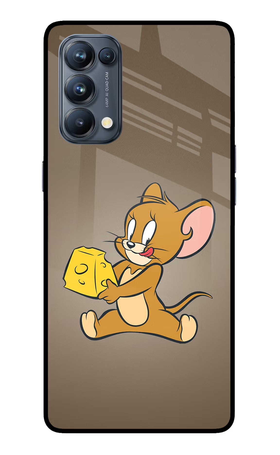 Jerry Oppo Reno5 Pro 5G Glass Case Back Cover by Casekaro