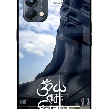Om Namah Shivay Oppo Reno5 Pro 5G Glass Case Back Cover by Casekaro