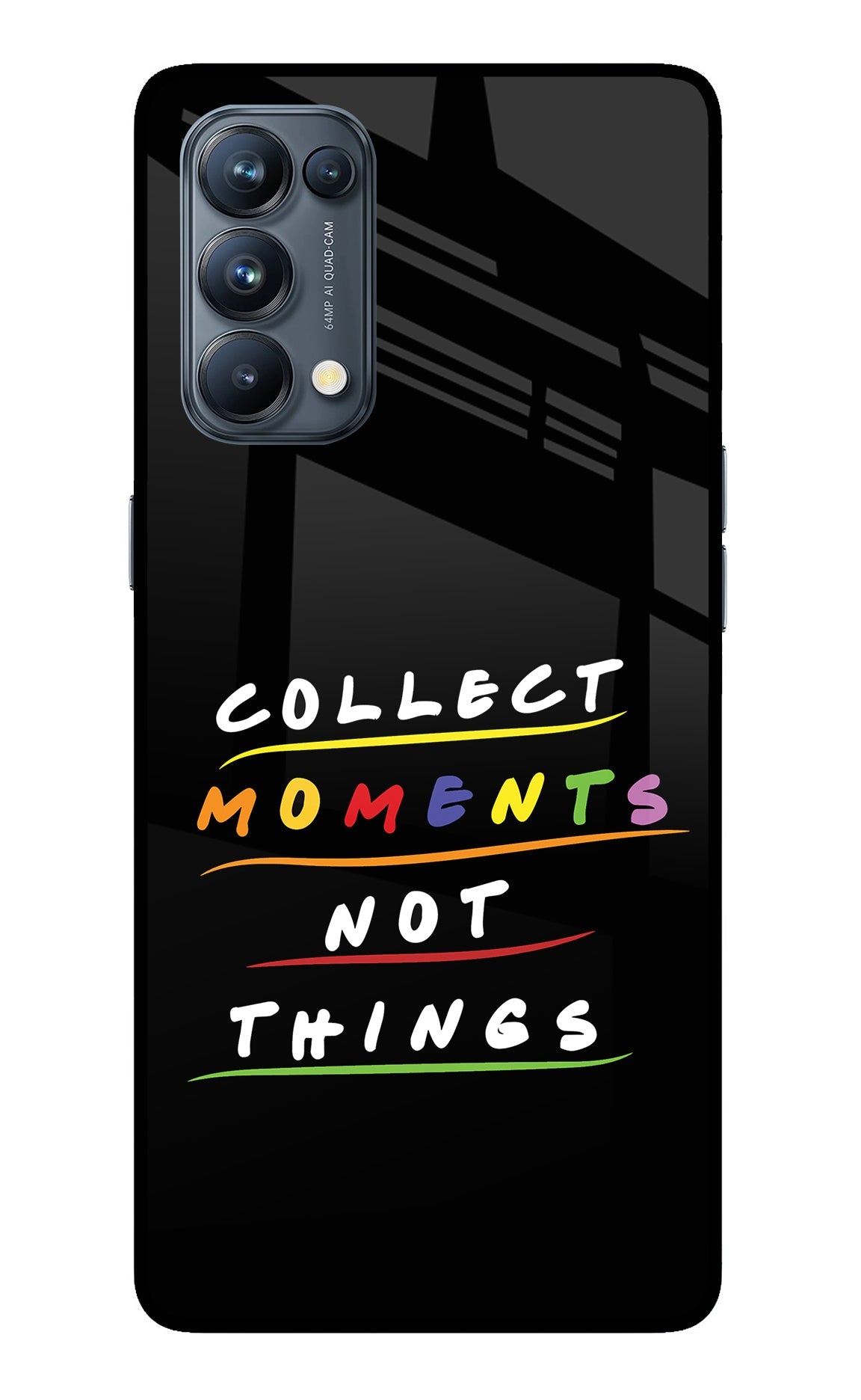 Collect Moments Not Things Oppo Reno5 Pro 5G Back Cover