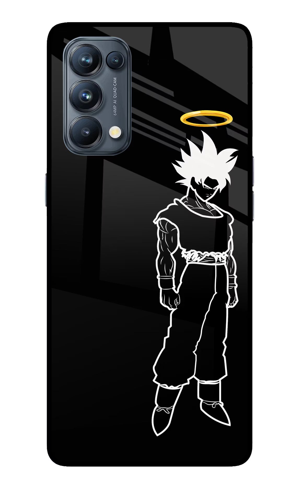 DBS Character Oppo Reno5 Pro 5G Glass Case Back Cover by Casekaro