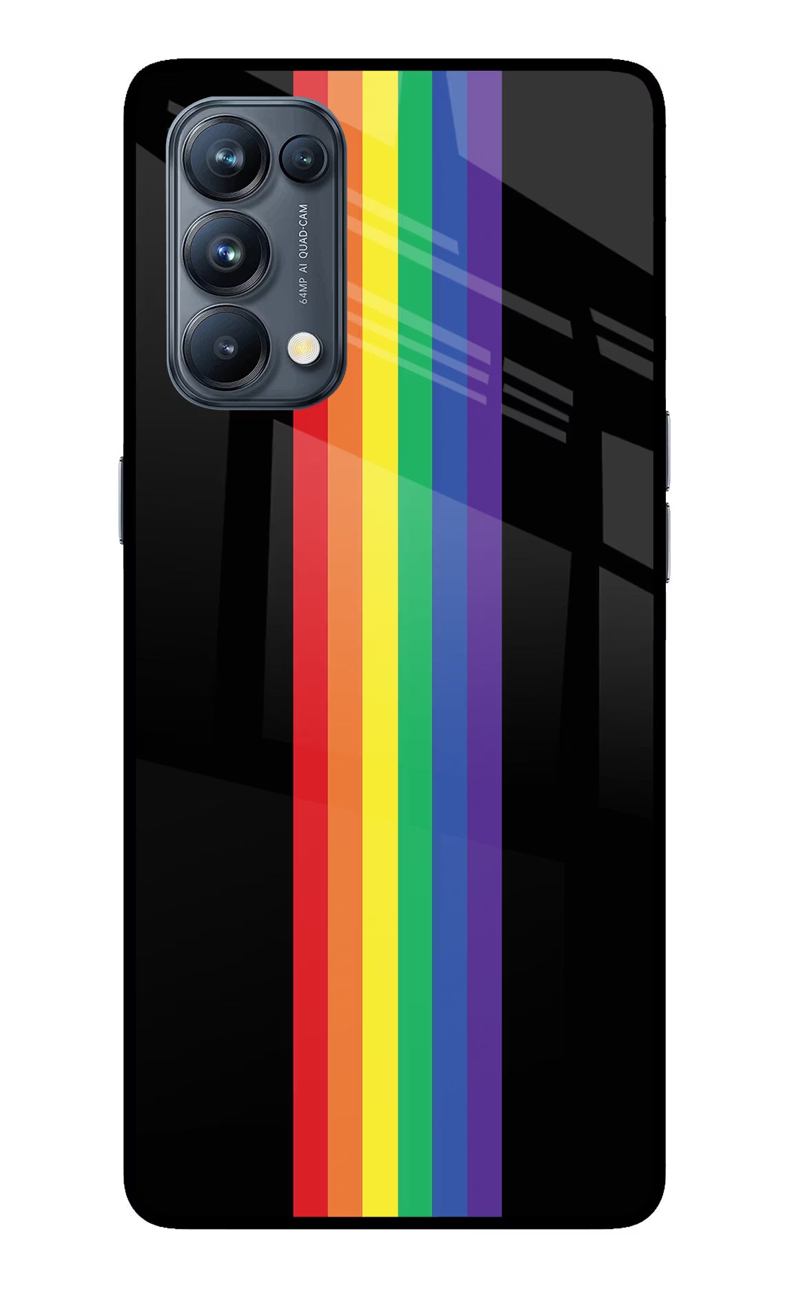 Pride Oppo Reno5 Pro 5G Glass Case Back Cover by Casekaro