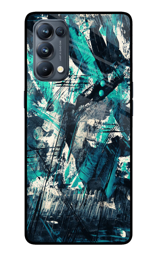 Artwork Oppo Reno5 Pro 5G Glass Case Back Cover by Casekaro