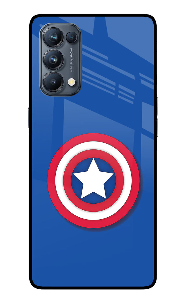 Shield Oppo Reno5 Pro 5G Glass Case Back Cover by Casekaro