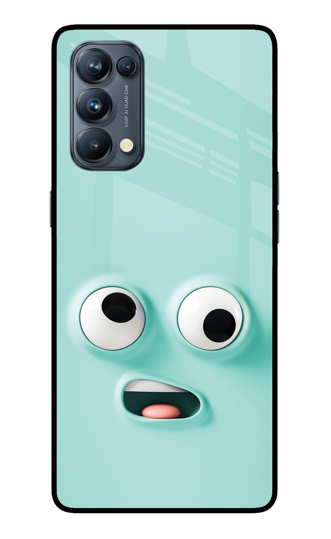 Funny Cartoon Oppo Reno5 Pro 5G Back Cover