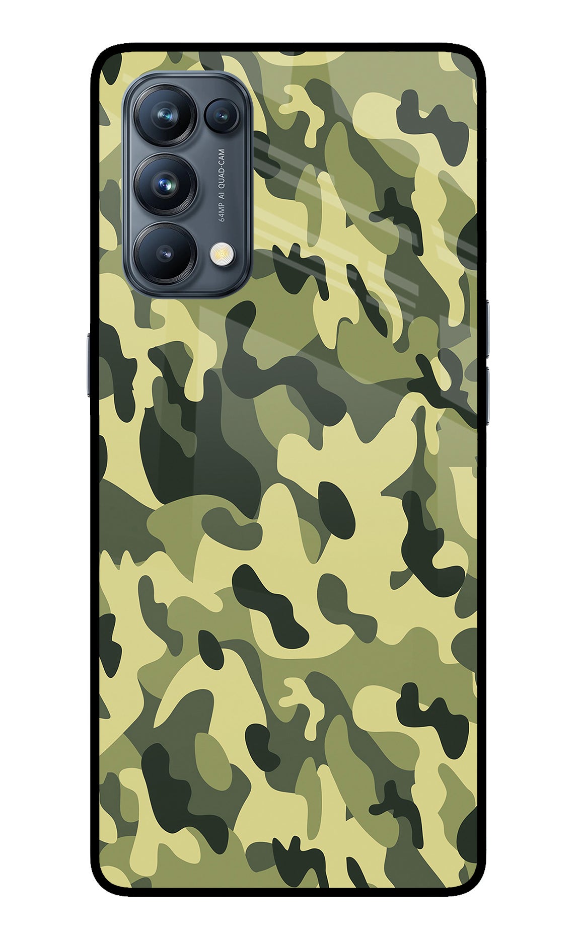 Camouflage Oppo Reno5 Pro 5G Back Cover