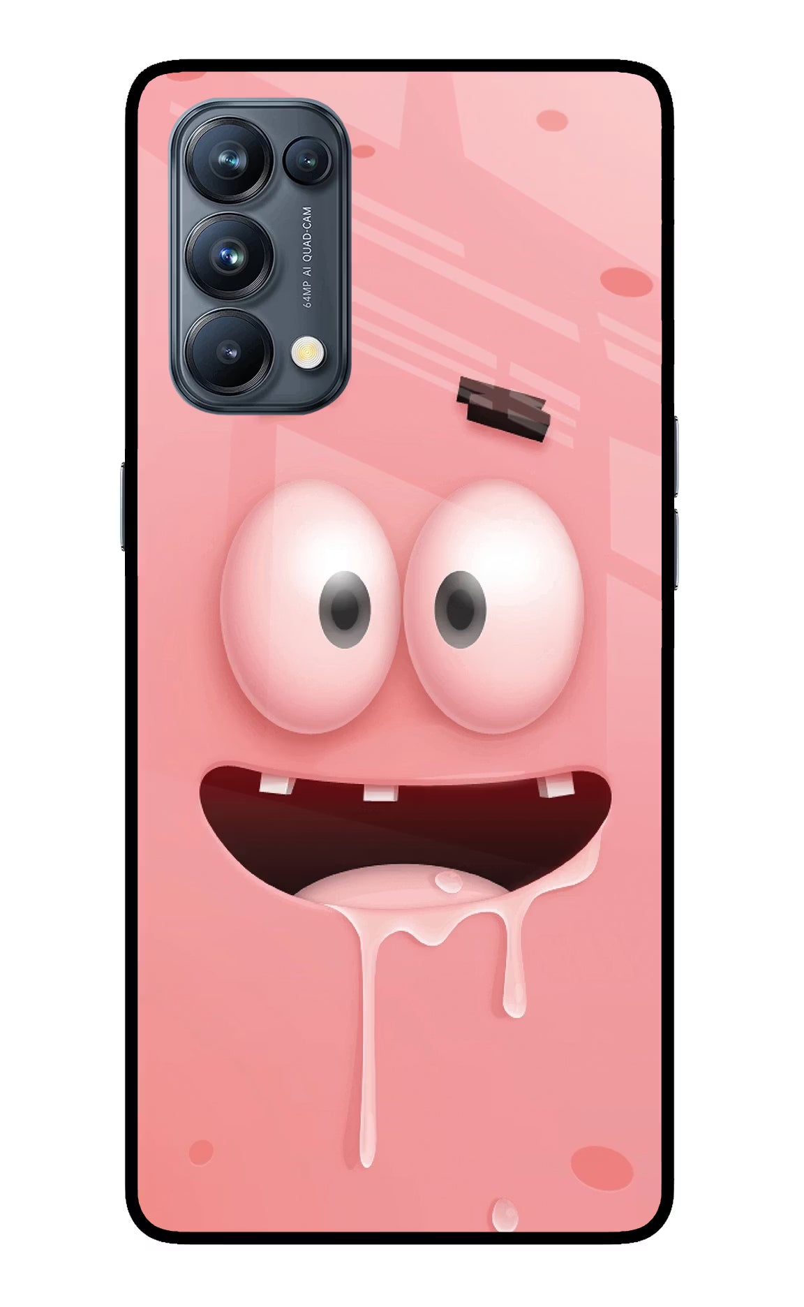 Sponge 2 Oppo Reno5 Pro 5G Glass Case Back Cover by Casekaro