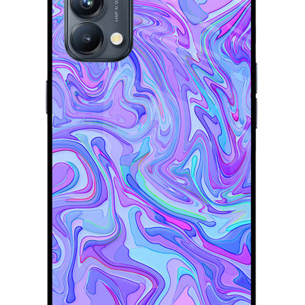 Glitter Oppo Reno5 Pro 5G Glass Case Back Cover by Casekaro
