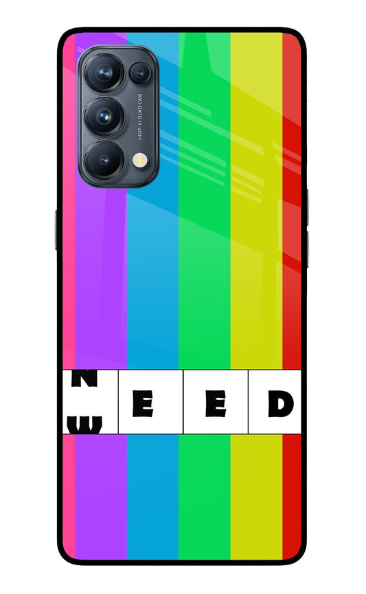 Need Weed Oppo Reno5 Pro 5G Glass Case