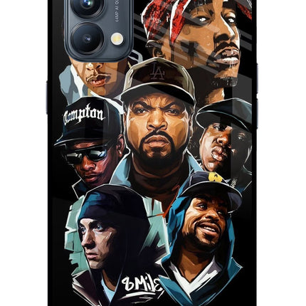 Rappers Oppo Reno5 Pro 5G Glass Case Back Cover by Casekaro