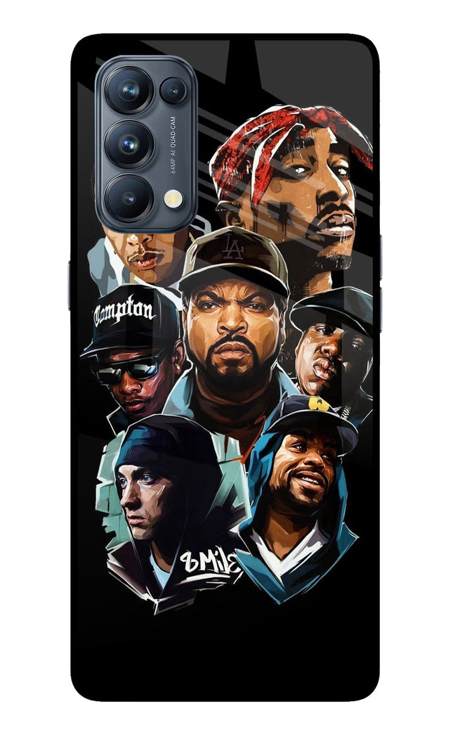 Rappers Oppo Reno5 Pro 5G Glass Case Back Cover by Casekaro