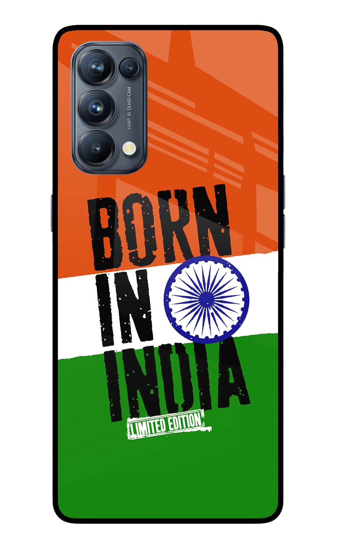 Born in India Oppo Reno5 Pro 5G Glass Case