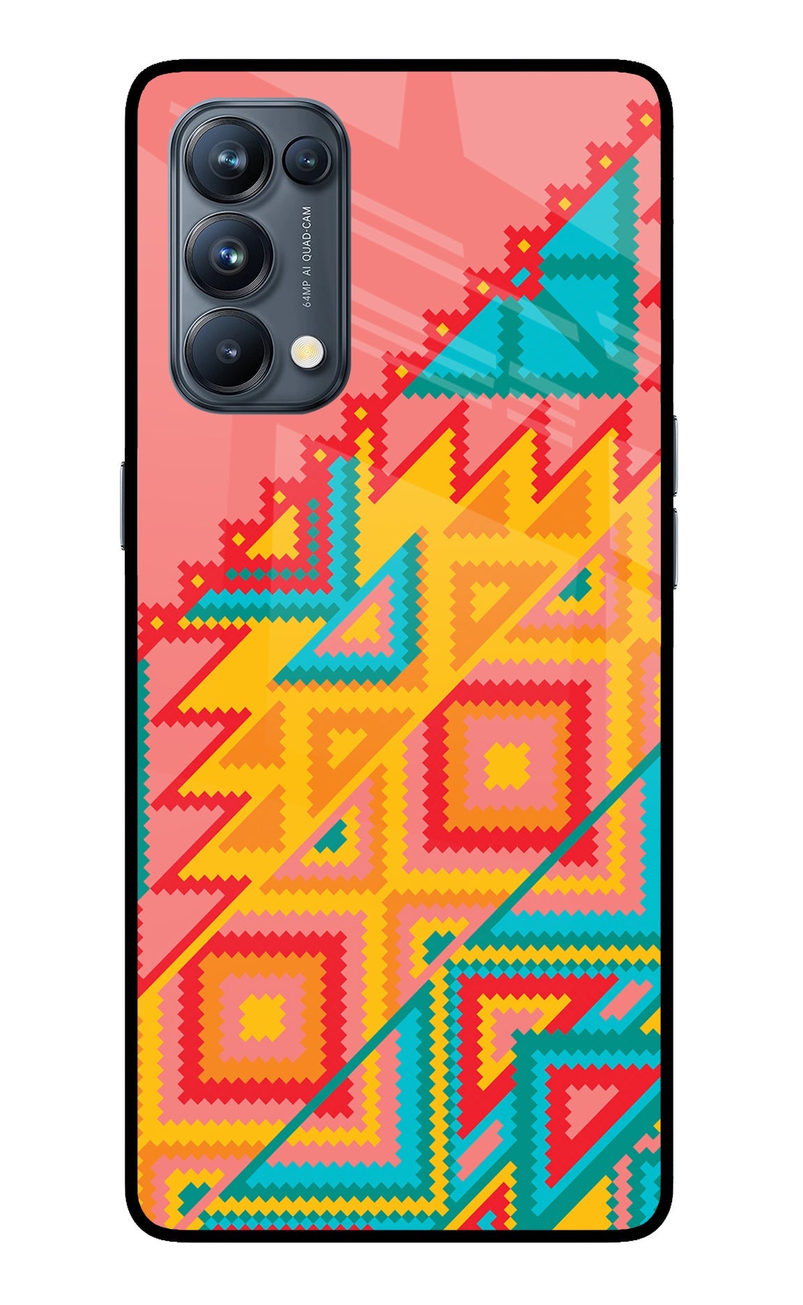 Aztec Tribal Oppo Reno5 Pro 5G Back Cover