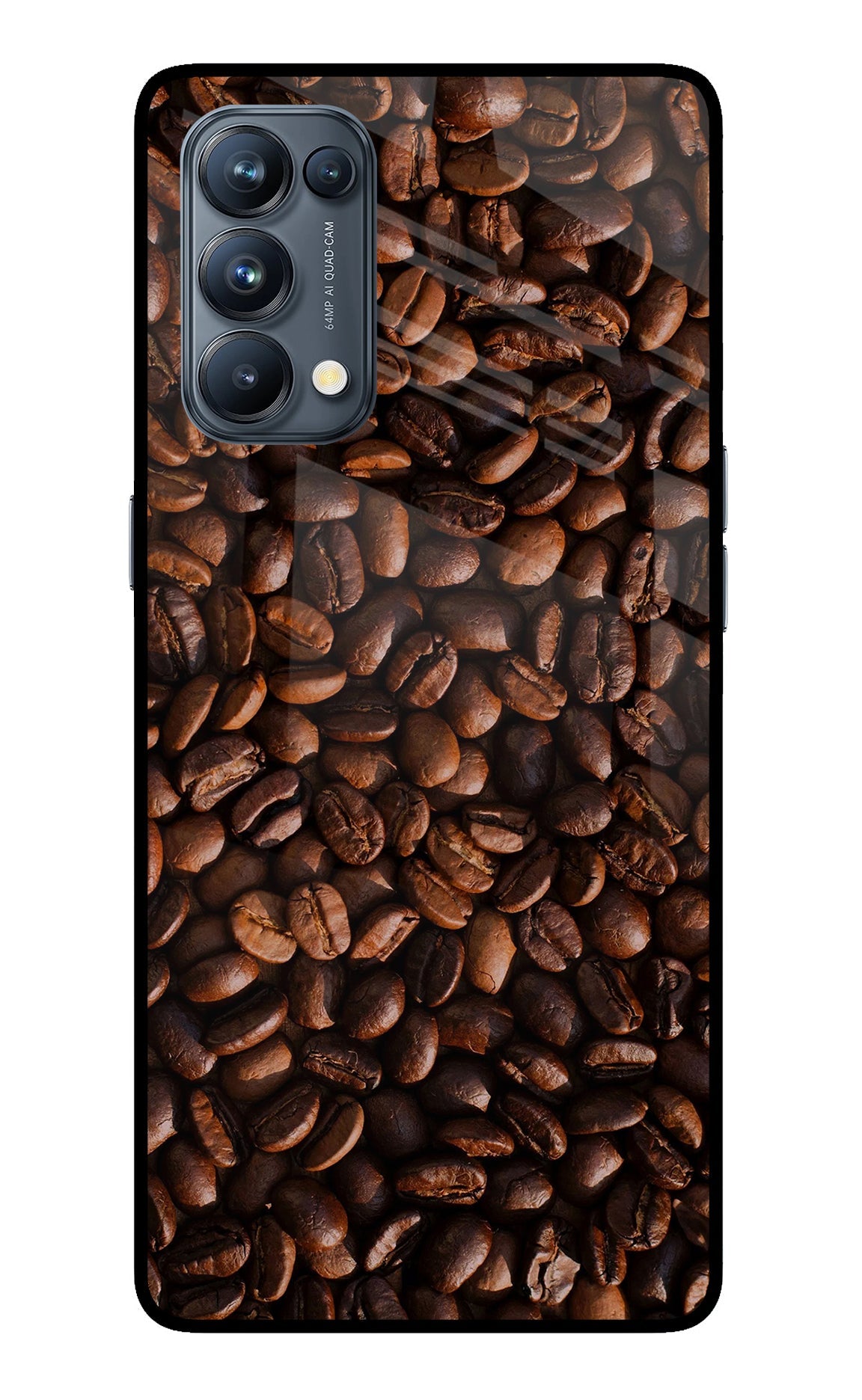 Coffee Beans Oppo Reno5 Pro 5G Glass Case