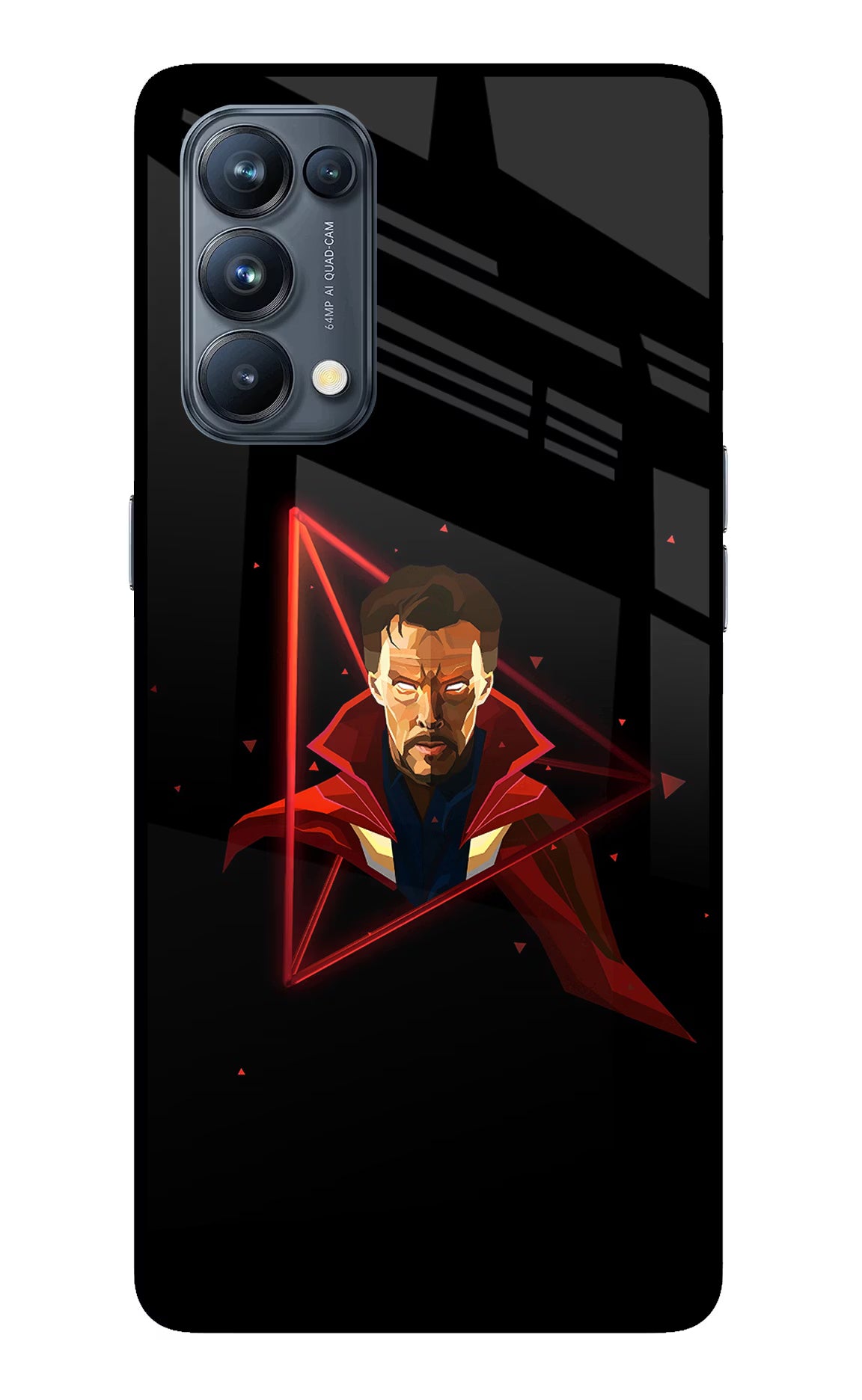 Doctor Ordinary Oppo Reno5 Pro 5G Glass Case Back Cover by Casekaro