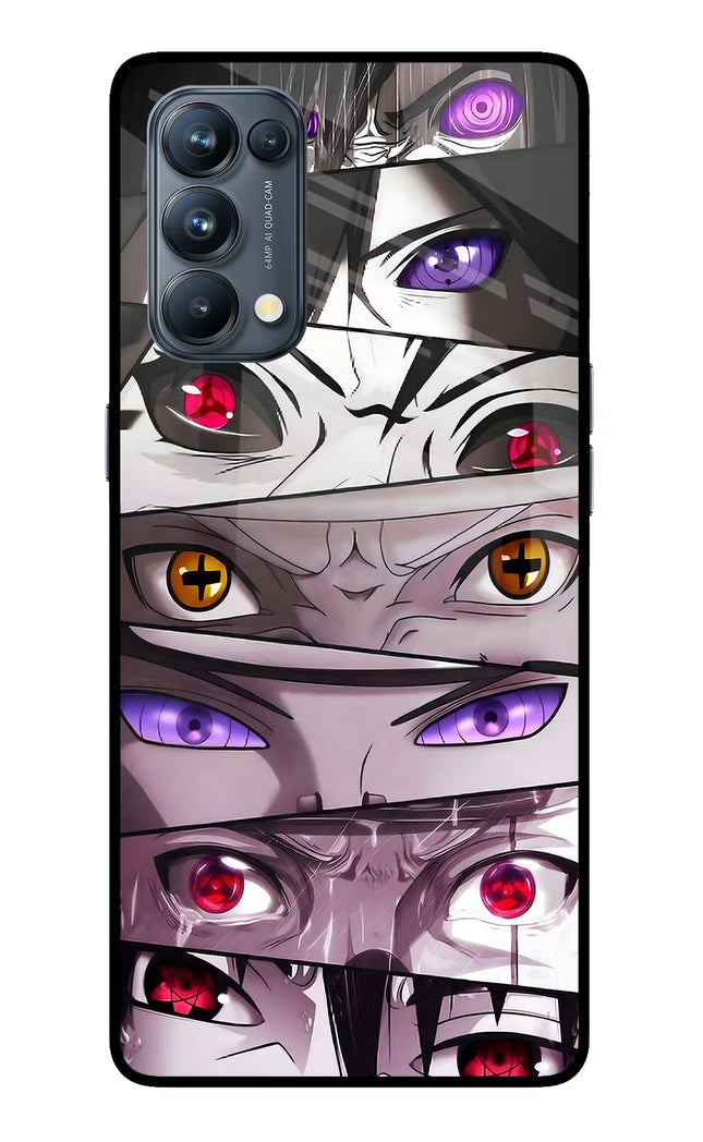 Naruto Anime Oppo Reno5 Pro 5G Glass Case Back Cover by Casekaro