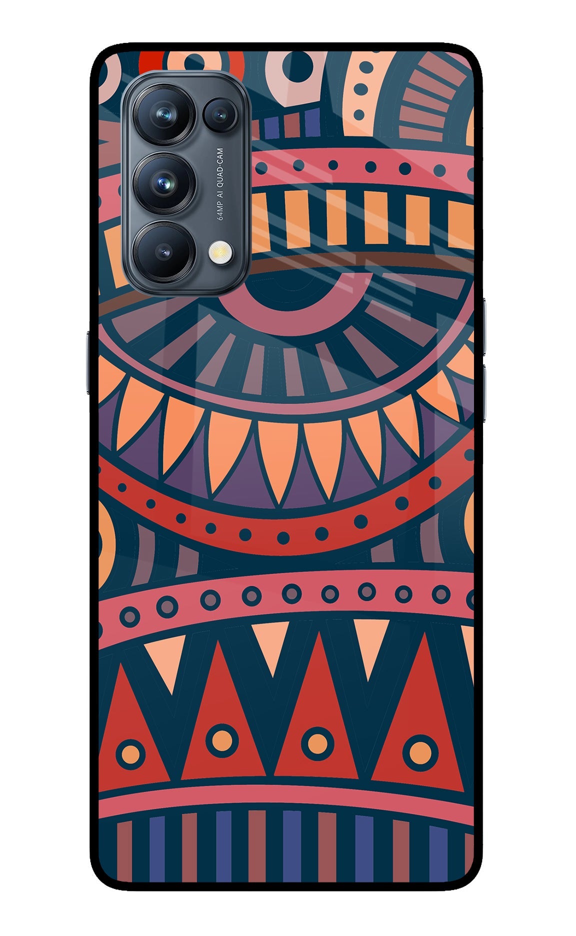 African Culture Design Oppo Reno5 Pro 5G Back Cover