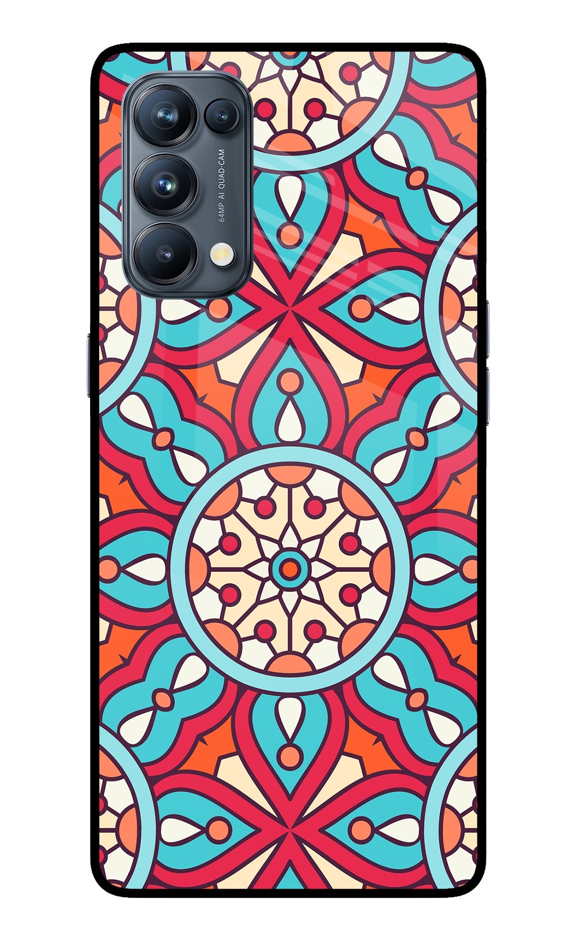 Mandala Geometric Oppo Reno5 Pro 5G Back Cover