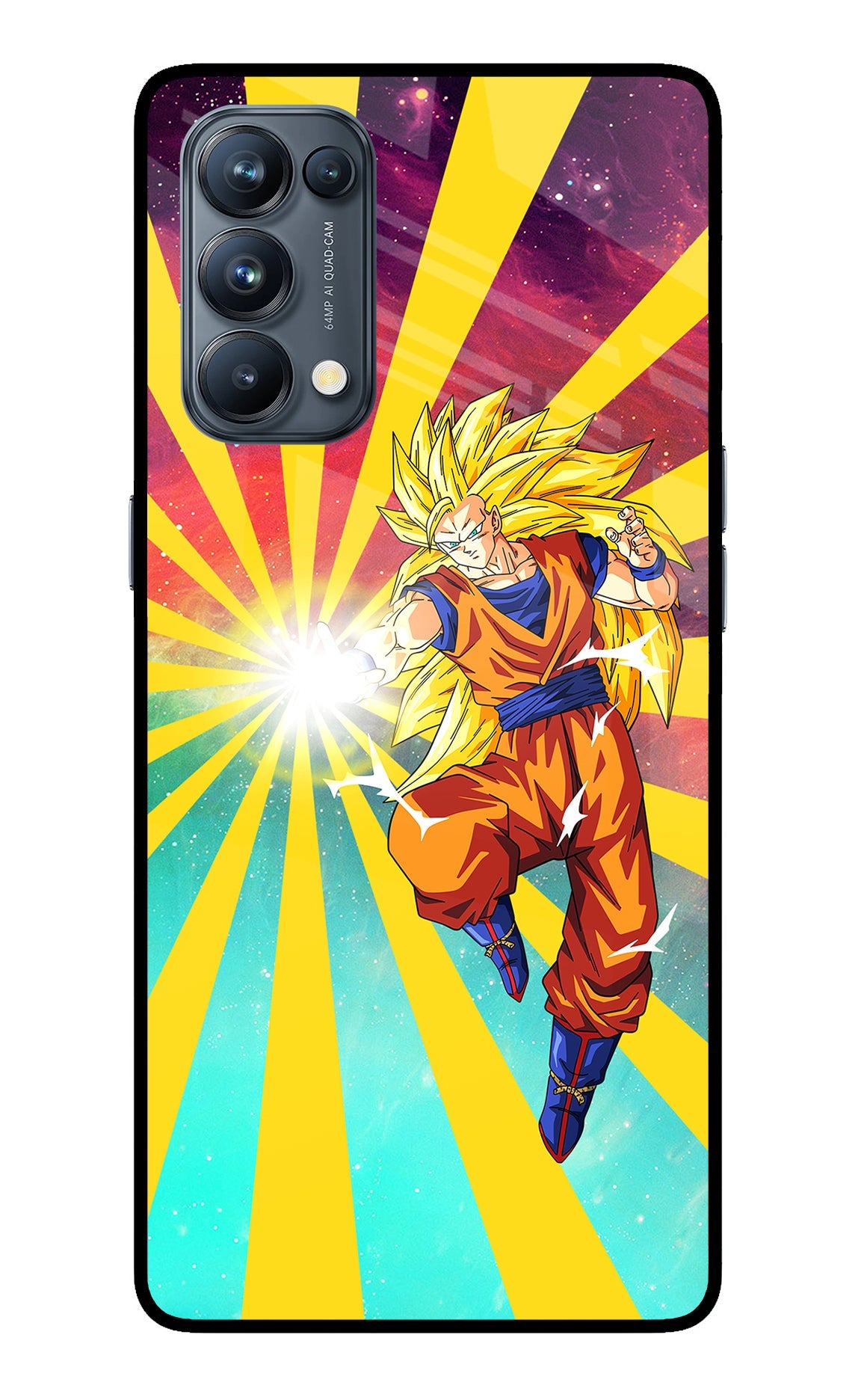 Goku Super Saiyan Oppo Reno5 Pro 5G Back Cover