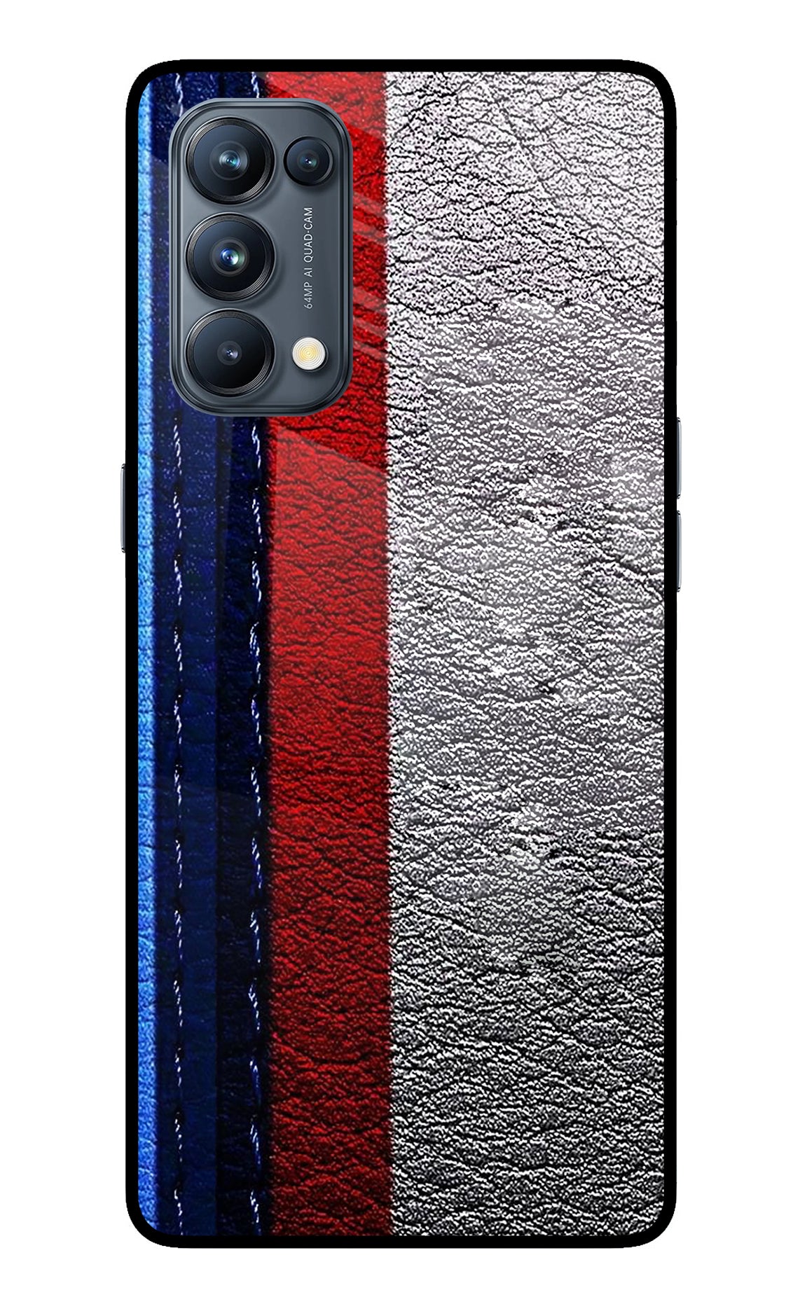 BMW Stripes Oppo Reno5 Pro 5G Glass Case